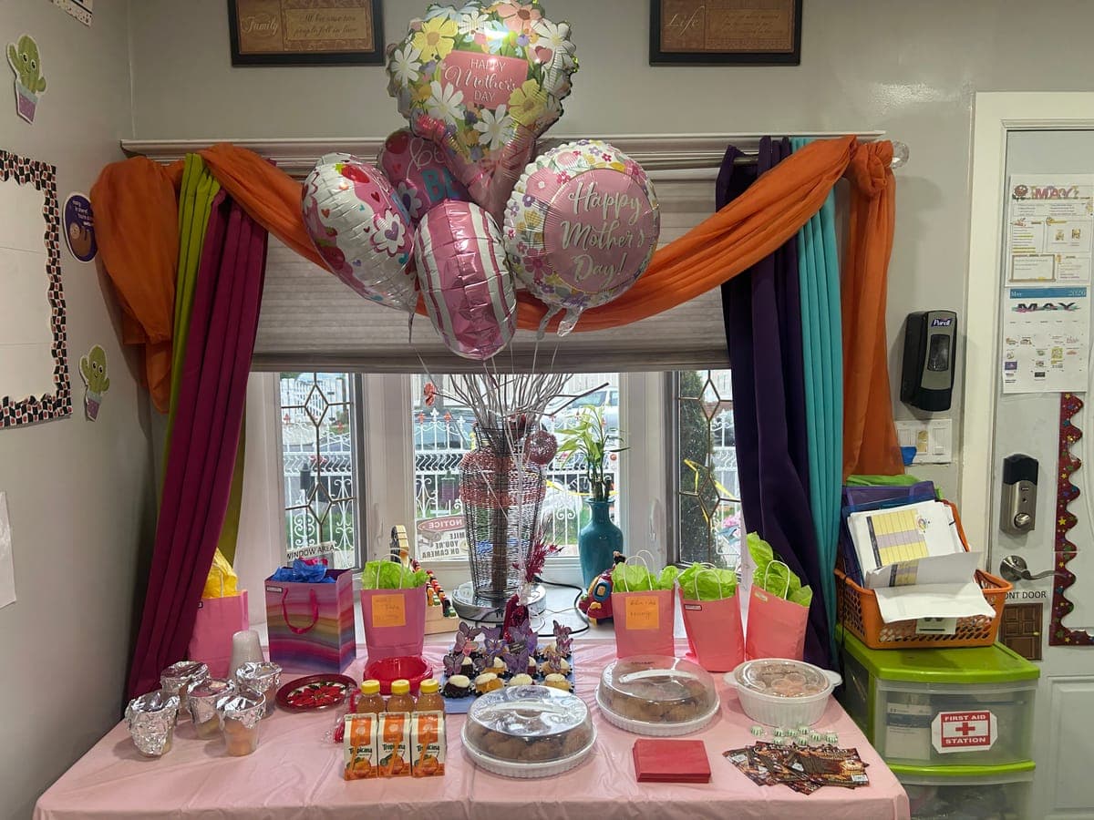Moms celebrating Mother's Day at Sunshine's